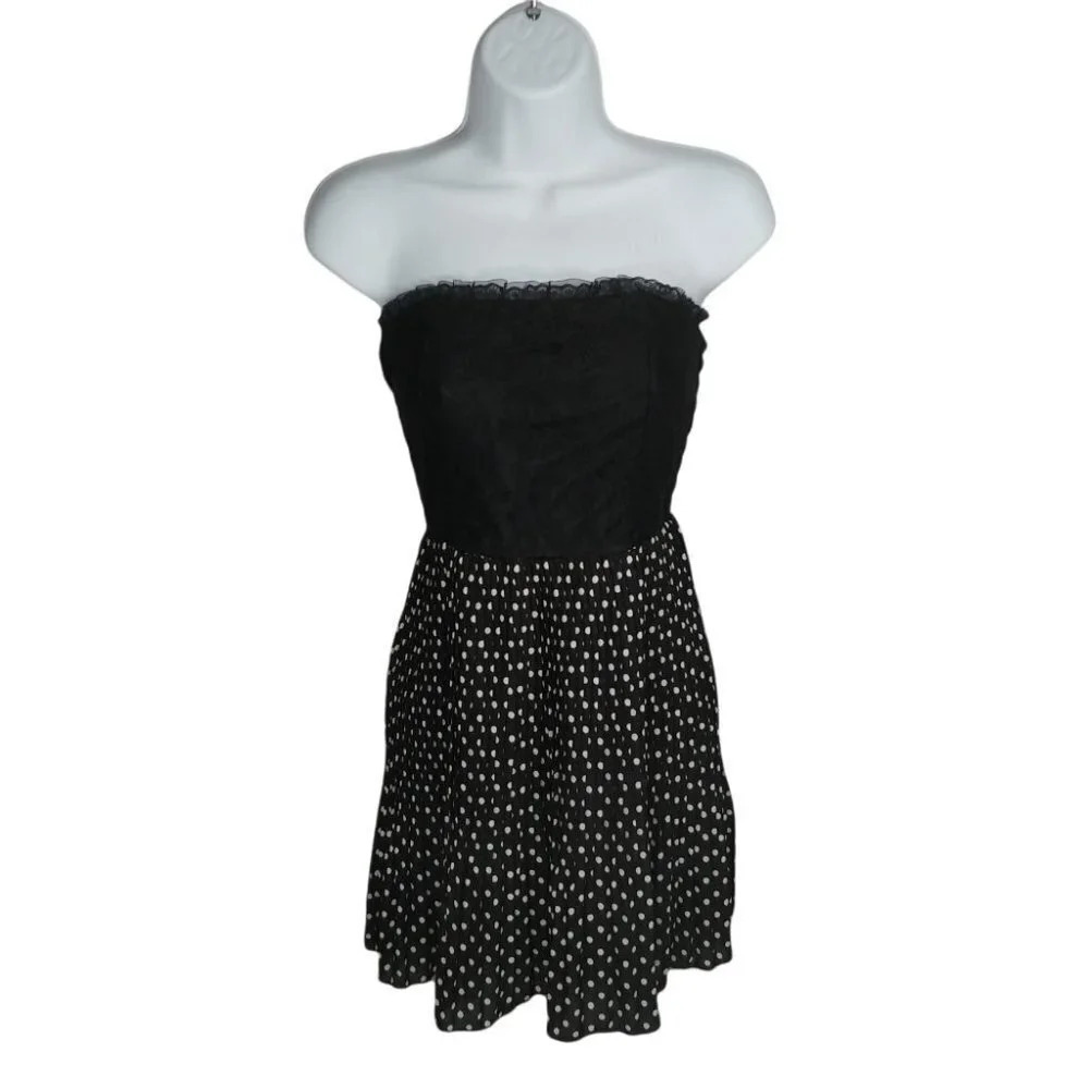 Qed London Semi Formal Dress, Black/White, XS